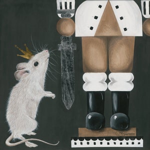 Mouse King Bedruckte Leinwand