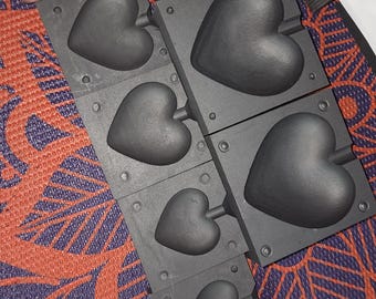 3D HEART 2 sided Pour Mold 3 Different Sizes to choose