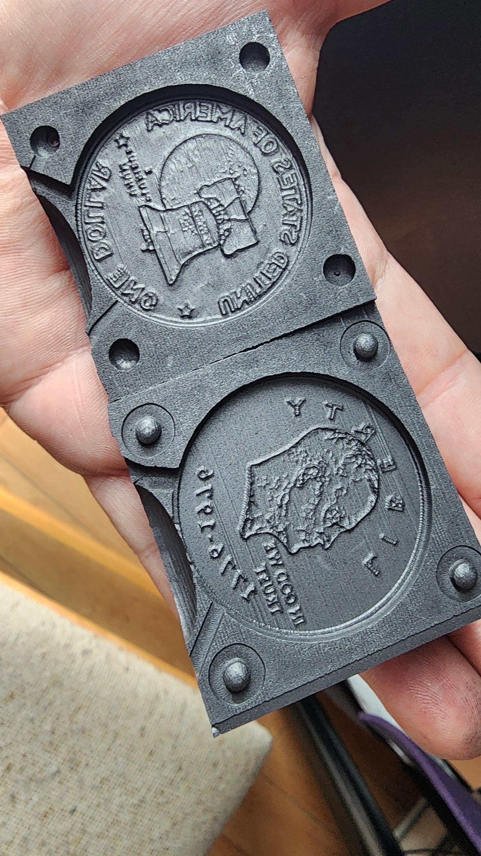 アイゼンハワー リバティ ドル 両面コイン型