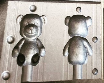 2 sided Teddy Bear Pour/Blow in Mold