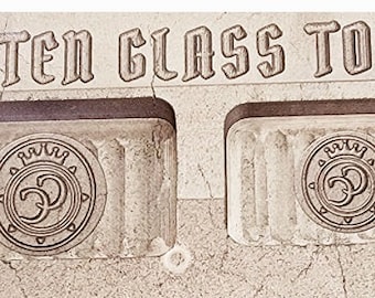 5&10 oz single side Bar combo Custom  Logo graphite Molds.