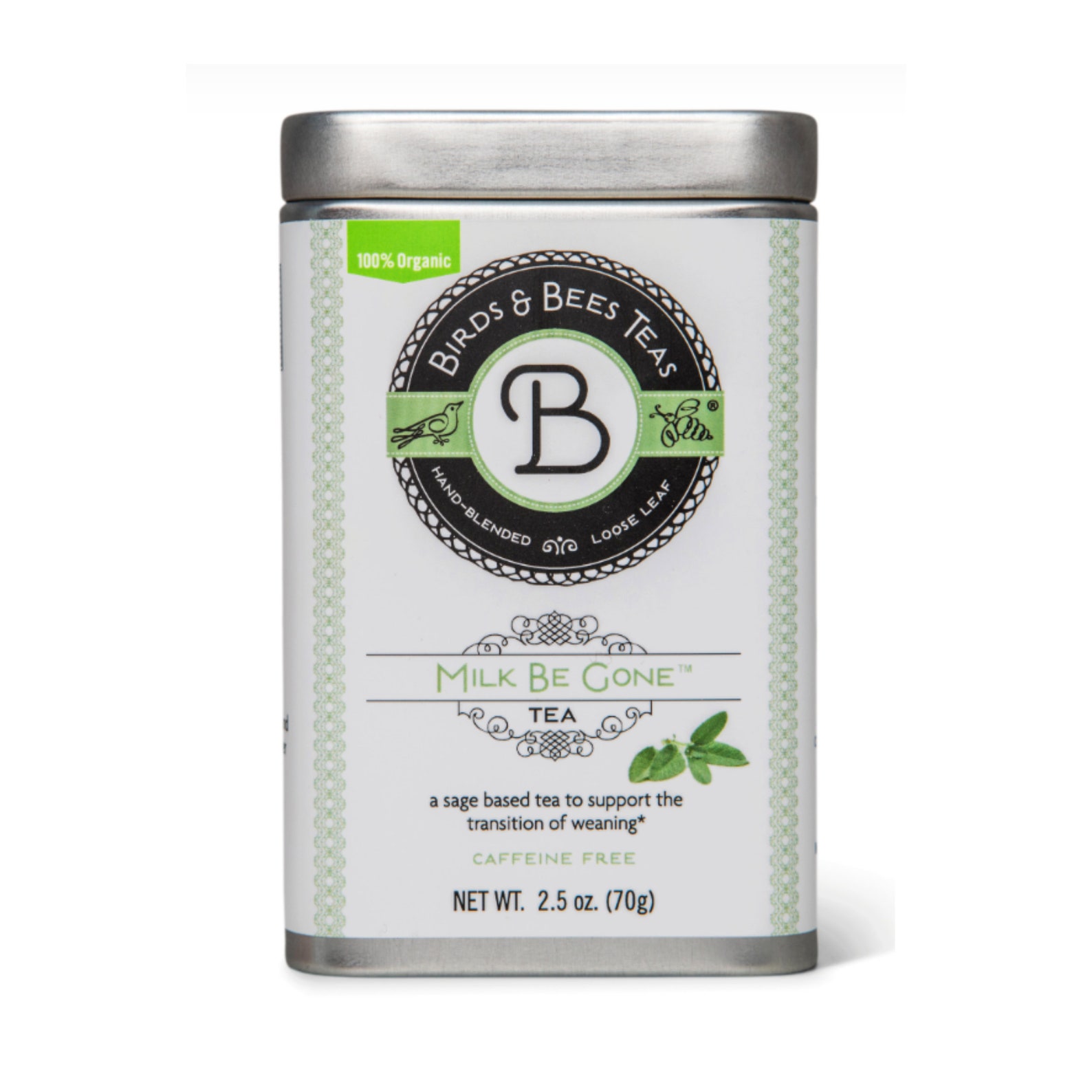 Milk Be Gone Organic Tea Tea For Weaning Mothers Sage | Etsy