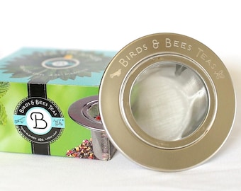 Tea Infuser our Premium Wide Rim Tea Strainer is Great for Loose Leaf Teas and a large Range of Mug Sizes