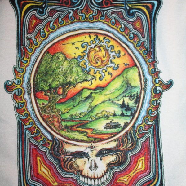 grateful dead steal your face mountain scene, new speedway boogie t shirt