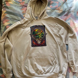 grateful dead,steal your face,  new speedway boogie, mountain scene hoodie