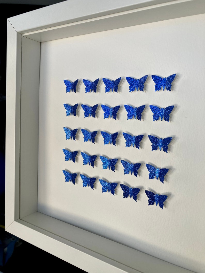 3D Paper Butterflies/ Wall Decor/ Personalized/ Home Decor/ Etsy