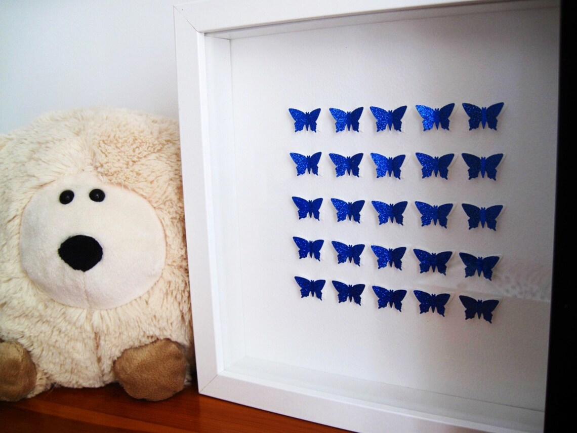 3D Paper Butterflies/ Wall Decor/ Personalized/ Home Decor/ Etsy