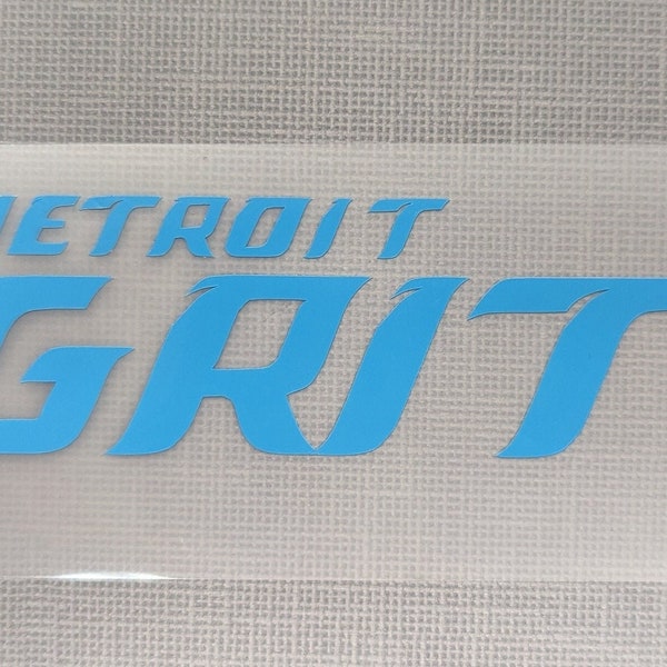 Detroit Grit Lions Football Vinyl Decal Sticker