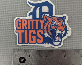 Gritty Tigs Detroit Tigers Vinyl Sticker