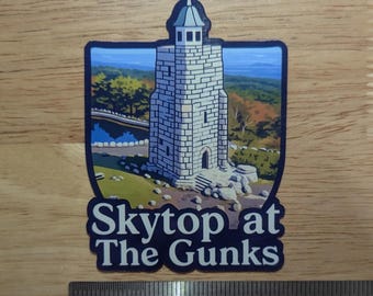 Skytop at The Gunks Rock Climbing Vinyl Sticker