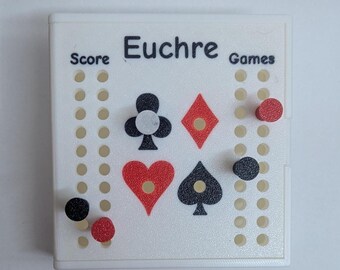 3d Printed Euchre Counter Storage Caddy