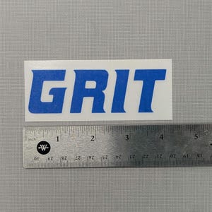 Detroit Grit Lions Football Vinyl Decal Sticker