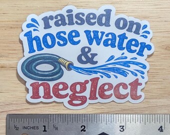 Funny Hose Water Vinyl Sticker