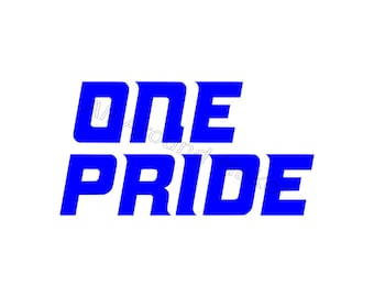 ONE PRIDE Detroit Lions downloadable vector file png svg pdf