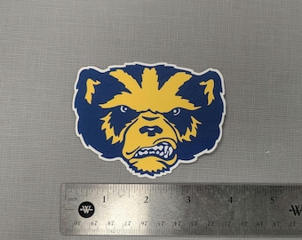 University of Michigan Football Wolverines Face Logo Vinyl Sticker Decal 3 color