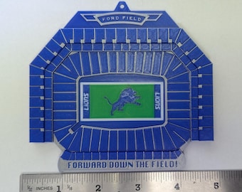 Ford Field 3d Printed Ornament