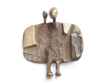 FRANK HIRSHFIELD BRONZE Hanger Abstracte BeeldenKunstenaar