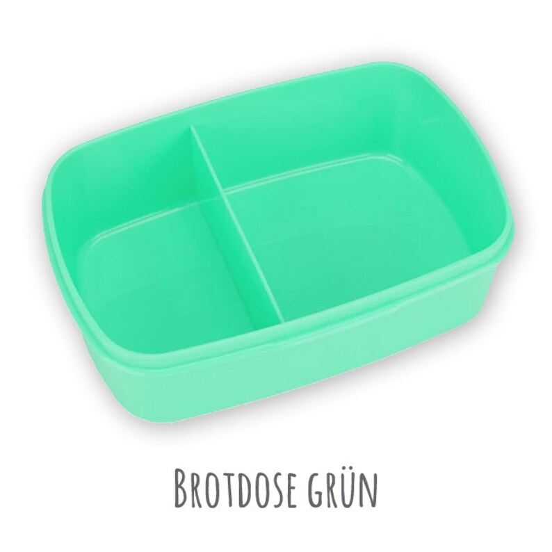 Brotdose Lunchbox mit Namen personalisierbar, Geschenk Kind Einschulung Schulanfang Kindergarten Sport Dschungel Junge Mädchen Tiere Bild 3