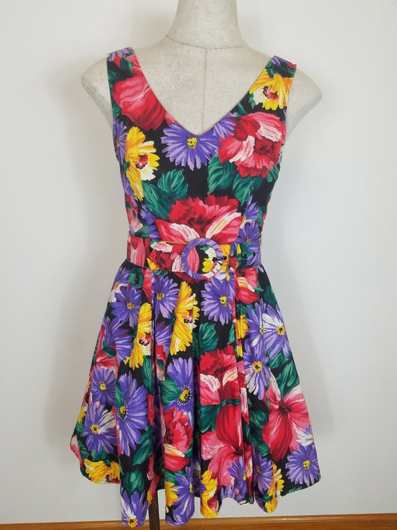 Vintage 1990s floral dress All That Jazz