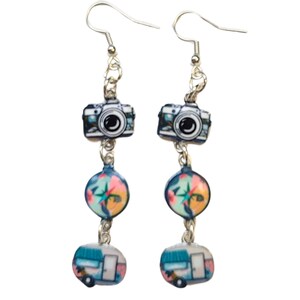 Long Dangle Earrings, Vacation Earrings
