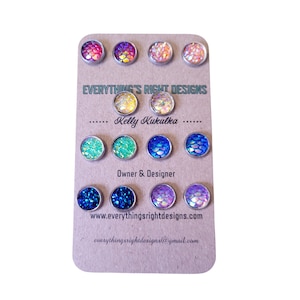Rainbow Earrings Stud Set, Everyday Earrings Studs, Pride Month Gifts