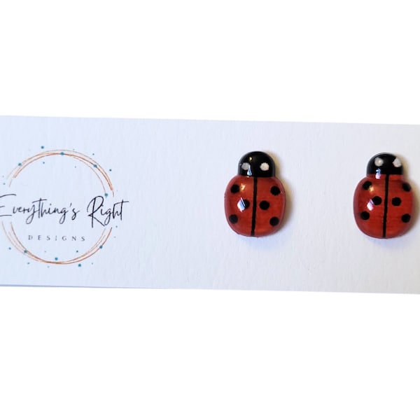 Red Ladybug Earrings, Earrings For Spring, Best Gifts For Her Sister