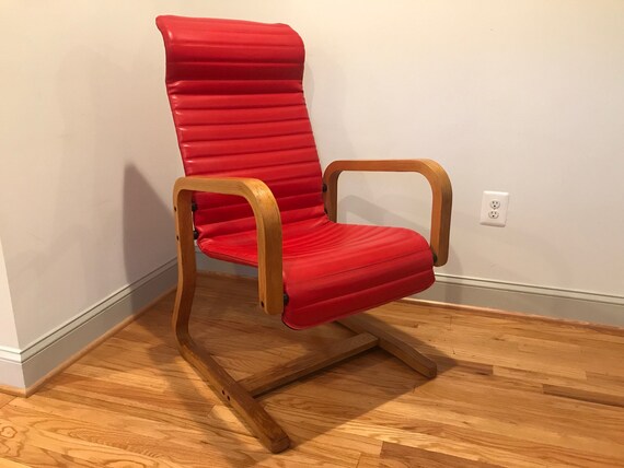 Vintage Thonet Bentwood Cantilever Chair Mid Century Modern Etsy