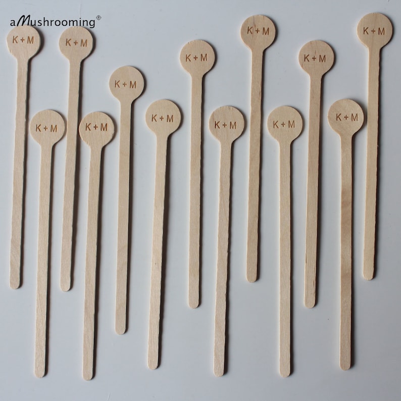 150 Natural Wooden Drink Stirrers Coffee Stirrer Beverage - Etsy
