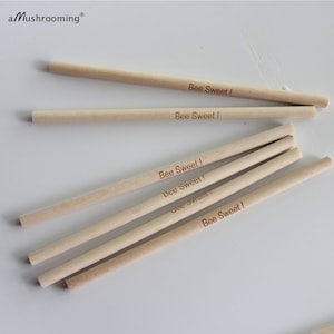 Wooden Cake Pop Sticks, Cake Pop Sticks, Lollipop sticks, Wedding Cake Pop Sticks for Cakes Pops, Brownies, Cookies, Rice Krispies
