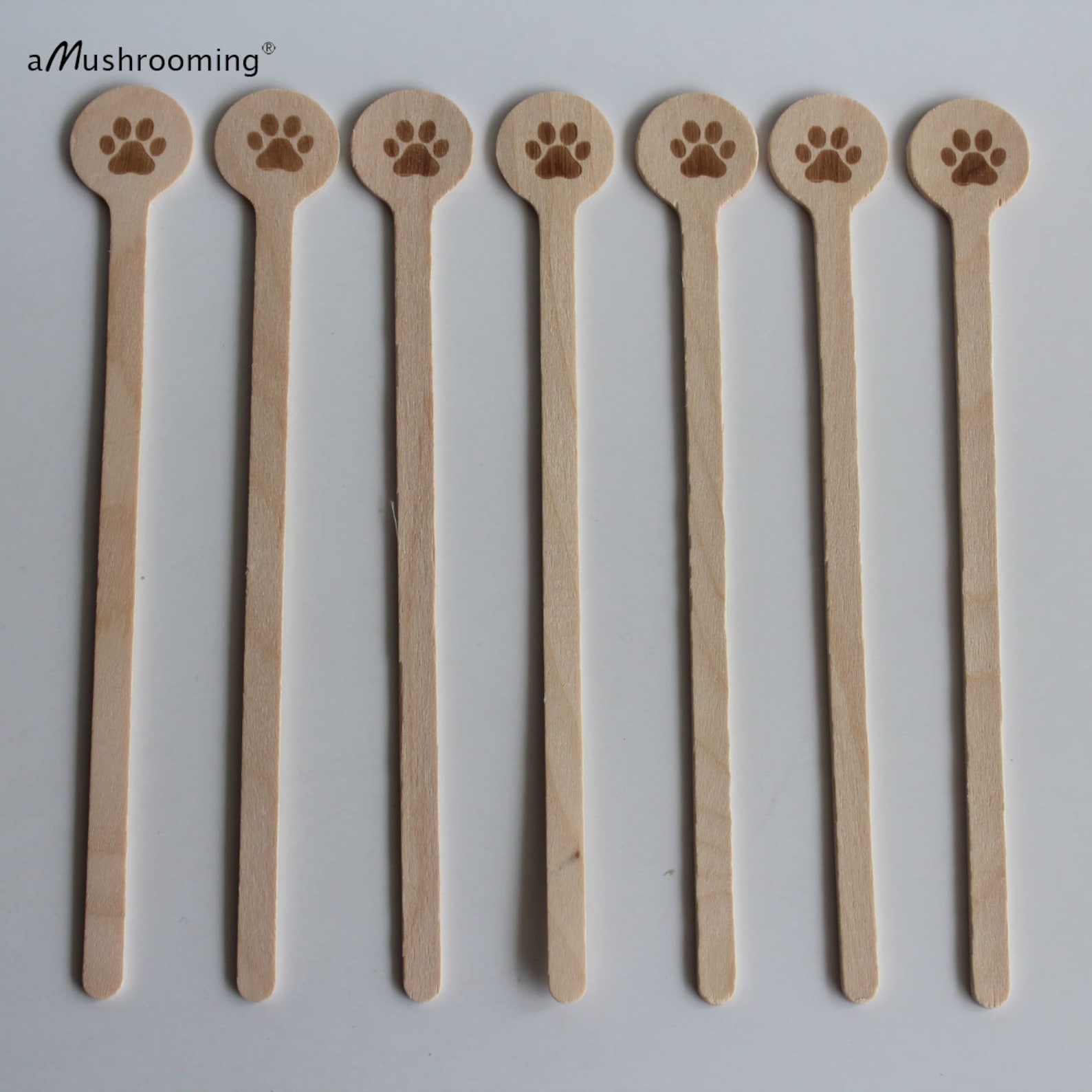 100 Custom Drink Stirrers Dog Paw Stirrer Cocktail Stirrers Etsy
