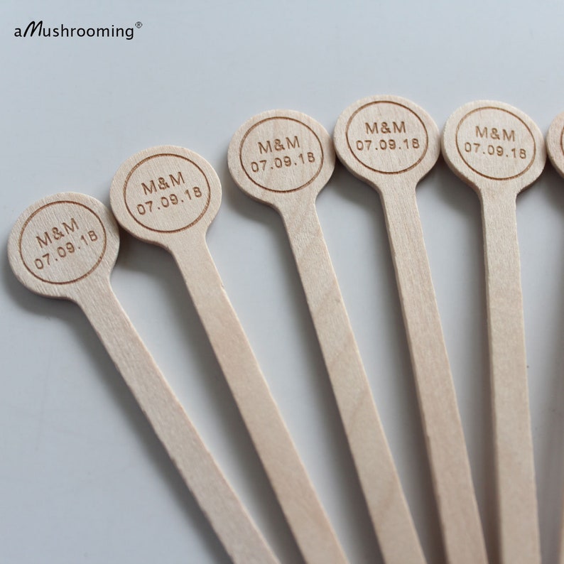 Custom Drink Stirrers Coffee Stirrer Cocktail Stirrers Etsy