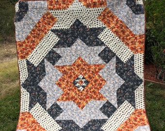 Patrón de edredón tribal doble: El viaje de Mya, para principiantes (patrón en PDF)