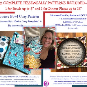 10 Microwave Dish and Bowl Cozy Sewing Patterns