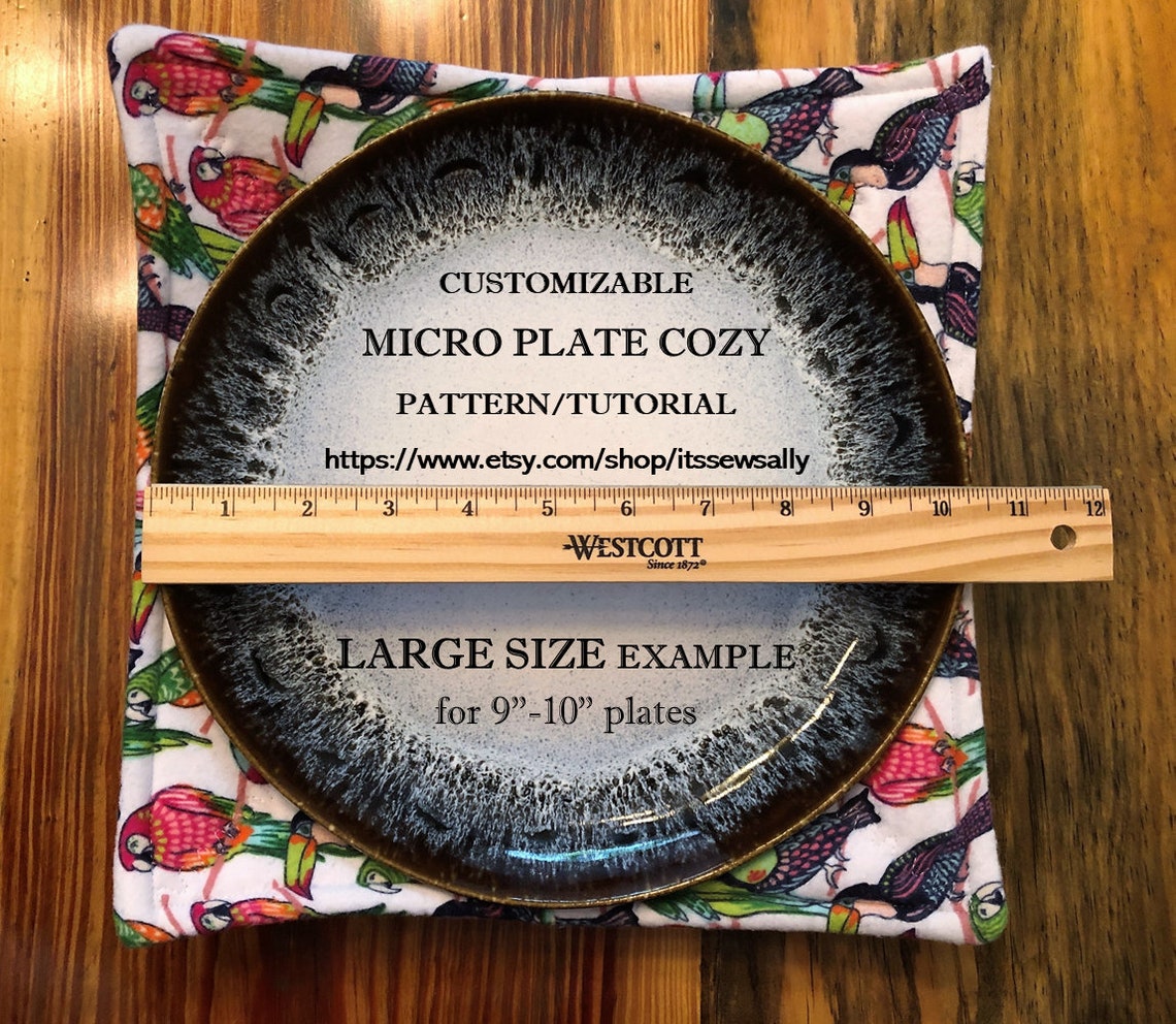 Microwave BOWLPLATE Cozy 2 Complete Patterns included Make Etsy