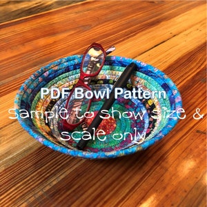 WrApPeD RoPe Basket PDF PATTERN/Tutorial-Instant download- Quick Beginner Project- Beautiful and Inexpensive DIY gift