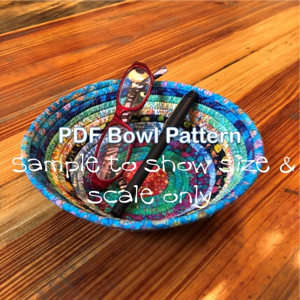 WrApPeD RoPe Basket PDF PATTERN/Tutorial-Instant download- Quick Beginner Project- Beautiful and Inexpensive DIY gift