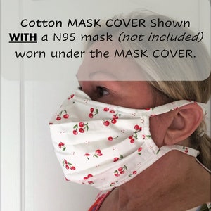 Face Mask or Cover PDF PATTERN Download-no Elastic Needed Washable ...