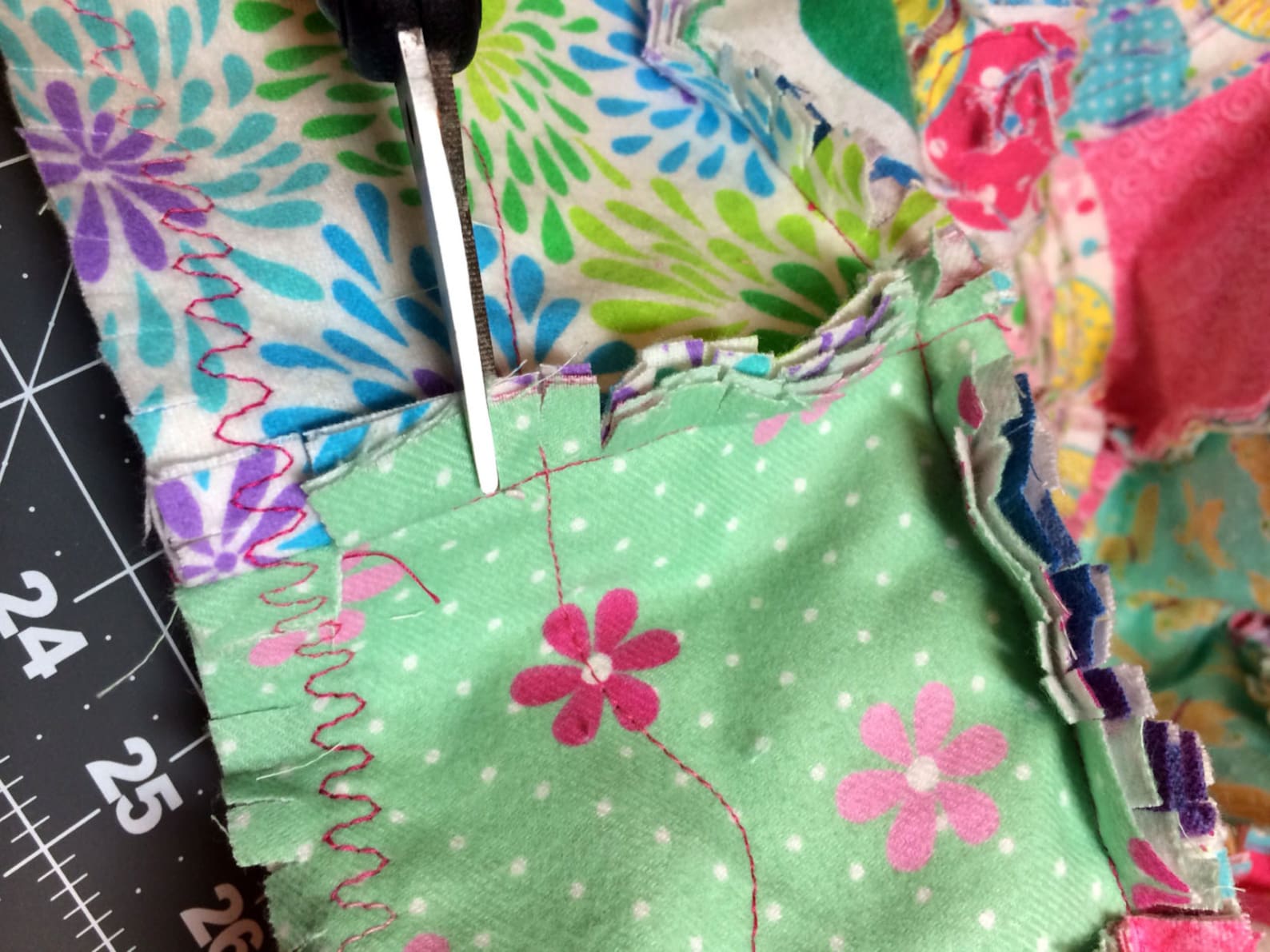 Butterfly Rag Quilt & Pillow Sham PDF Pattern: Twin or Throw Size ...