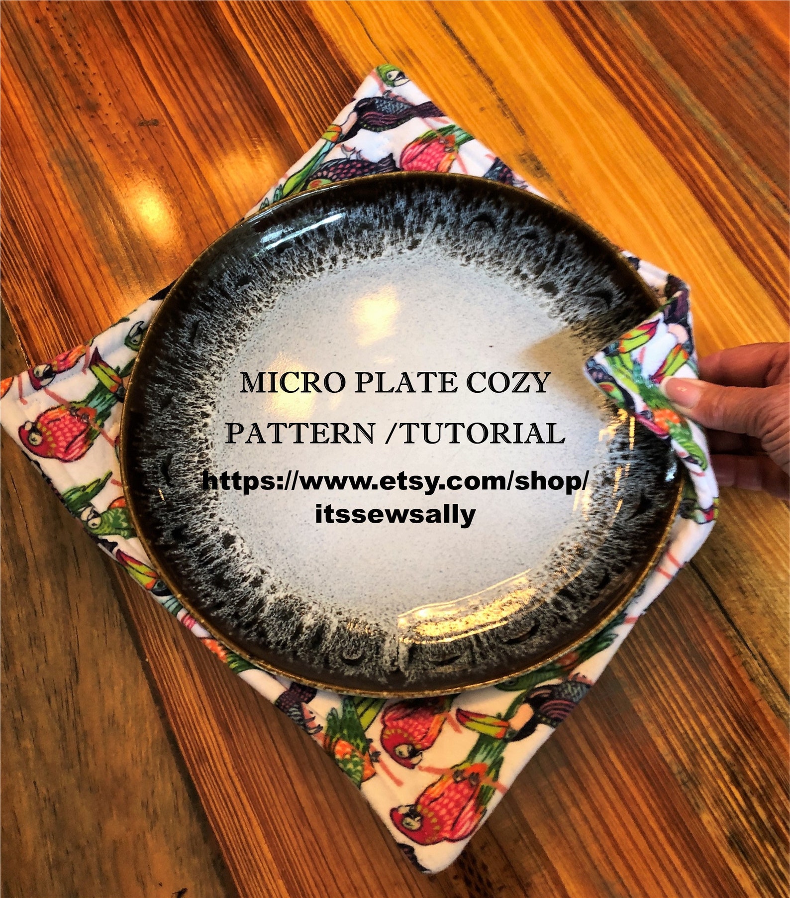 Microwave PLATE Cozy DIY Pattern/TutorialFaster more ACCURATE Etsy