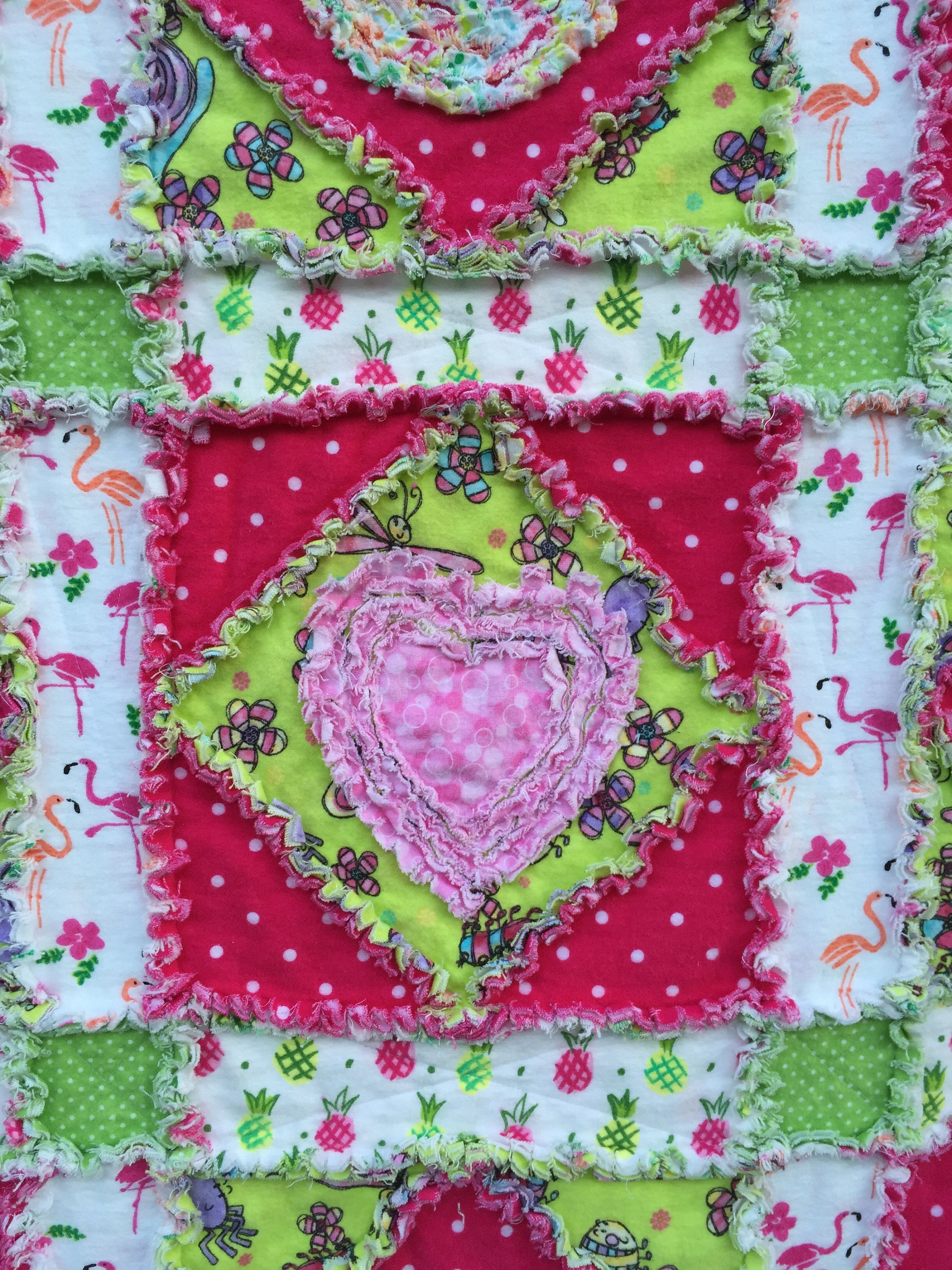 Rag Quilt PDF Pattern: Shredded Style Flannel Quilt Tutorial - Etsy
