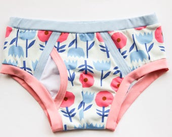 Men's Cotton Briefs with Floral Print