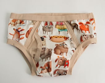 Abdl clothing puppy briefs. Sissy man underpants.