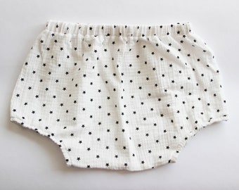 ADBL Muslin Baby Bloomers, Diaper Cover. abdl clothes.