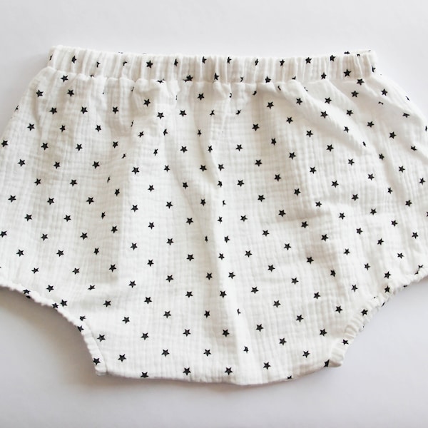 ADBL Muslin Baby Bloomers, Diaper Cover. abdl clothes.