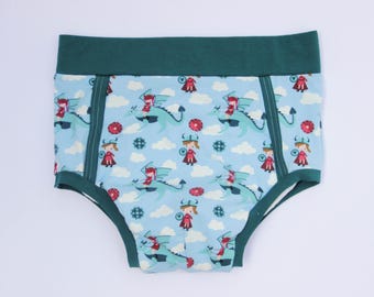 Training pants for adult baby Princess and Dragon