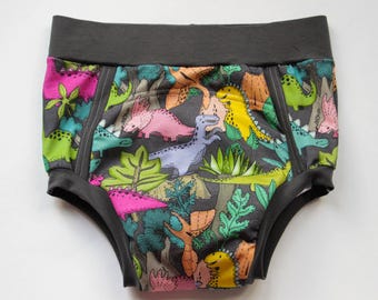 Braguitas de entrenamiento Jungle para adultos. Pañal de tela reutilizable.