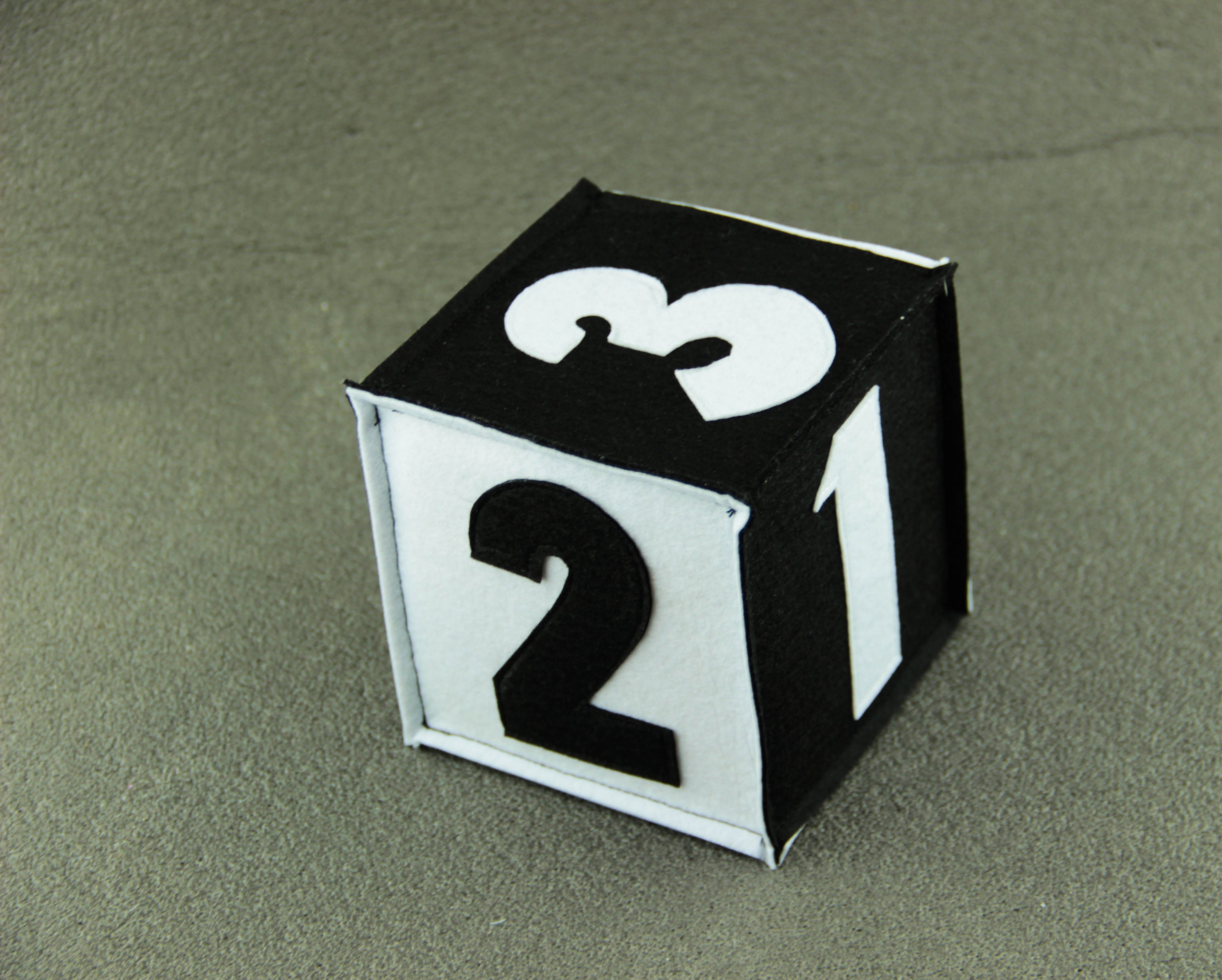 Baby toy block. Black and white baby first toy. Age 0 Baby Etsy