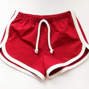 Track shorts for adults. Retro sport shotrs, Vintage style Running Shorts