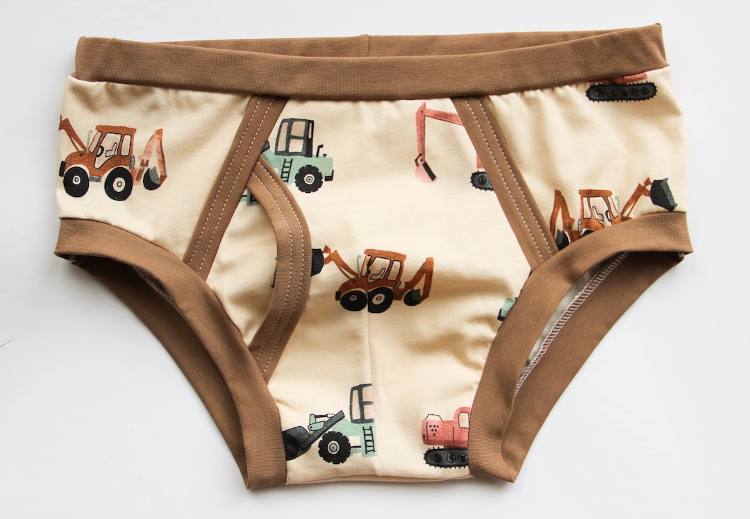 Big Boy Tractor Underwear. Abdl Clothing. Adult Baby Man. Plus Size Man