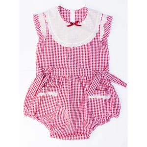 Made to order according to your measurements. Adult checkered sleeveless bodysuit